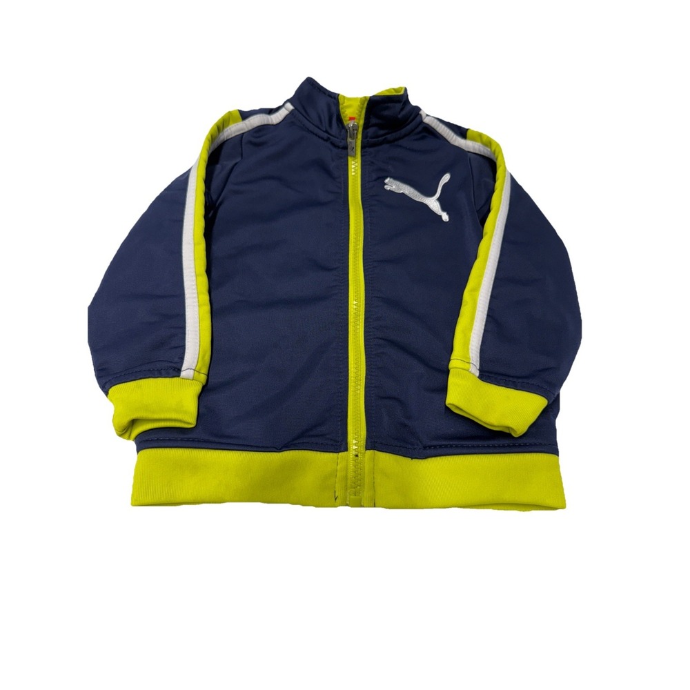 PUMA‎ KIDS Boys' Separates Full Zip Track Jacket Blue Depths M NWT
